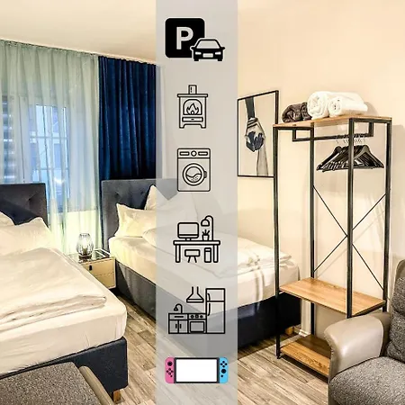 Katies - Zentral - 4 - 7 Personen - 2 Parken - Nintendo Switch - Disneyplus - E-kamin Apartamento