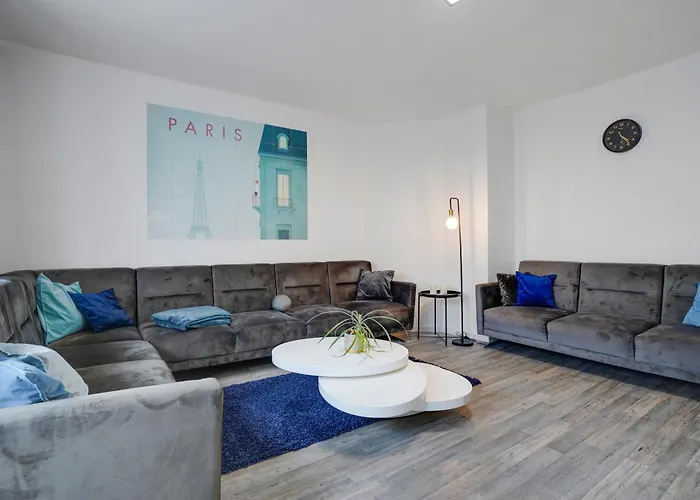 Katies - Zentral - 4 - 7 Personen - 2 Parken - Nintendo Switch - Disneyplus - E-kamin Apartmán Augsburg